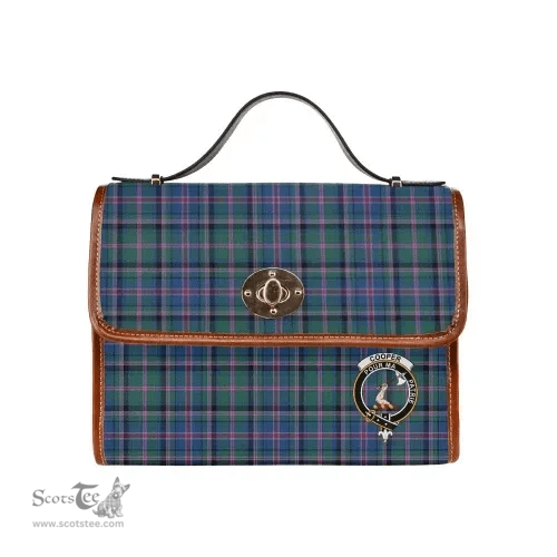 Scottish Canvas Bag Cooper Ancient Clan Clan Tartan Waterproof Canvas Bag - Crest Classic Scottish Plaid Tartan Plaid