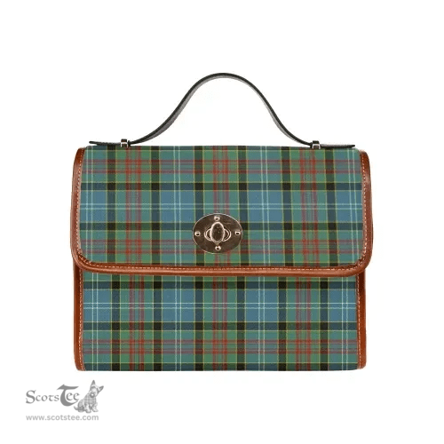Scottish Canvas Bag Paisley District Clan Tartan Waterproof Canvas Bag - Classic Scottish Plaid Tartan Plaid
