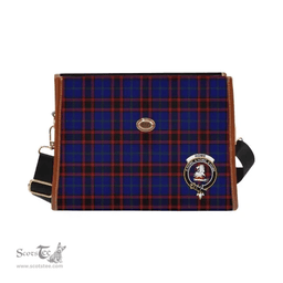 Scottish Canvas Bag Home (or Hume) Clan Clan Tartan Waterproof Canvas Bag - Crest Classic Scottish Plaid Tartan Plaid