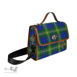 Scottish Canvas Bag Maitland Clan Clan Tartan Waterproof Canvas Bag - Crest Classic Scottish Plaid Tartan Plaid