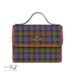 Scottish Canvas Bag Carnegie Ancient Clan Tartan Waterproof Canvas Bag - Classic Scottish Plaid Tartan Plaid