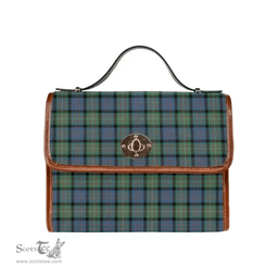 Scottish Canvas Bag MacDonnell of Glengarry Ancient Clan Tartan Waterproof Canvas Bag - Classic Scottish Plaid Tartan Plaid