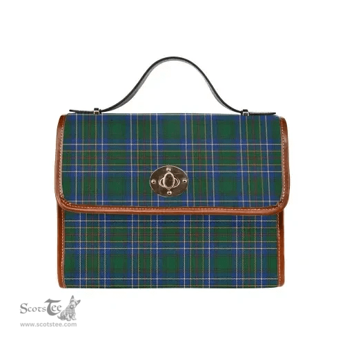 Scottish Canvas Bag Cockburn Ancient Clan Tartan Waterproof Canvas Bag - Classic Scottish Plaid Tartan Plaid