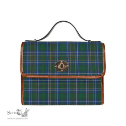 Scottish Canvas Bag Cockburn Ancient Clan Tartan Waterproof Canvas Bag - Classic Scottish Plaid Tartan Plaid