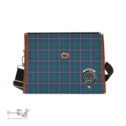 Scottish Canvas Bag Sandilands Clan Clan Tartan Waterproof Canvas Bag - Crest Classic Scottish Plaid Tartan Plaid
