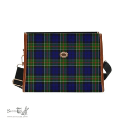 Scottish Canvas Bag Colquhoun Modern Clan Tartan Waterproof Canvas Bag - Classic Scottish Plaid Tartan Plaid