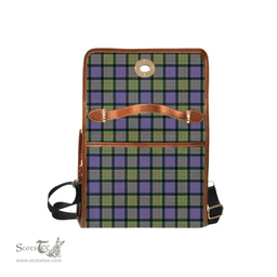 Scottish Canvas Bag MacDonald Ancient Clan Tartan Waterproof Canvas Bag - Classic Scottish Plaid Tartan Plaid