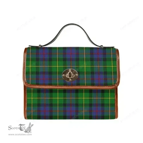 Scottish Canvas Bag Tait Modern Clan Tartan Waterproof Canvas Bag - Classic Scottish Plaid Tartan Plaid