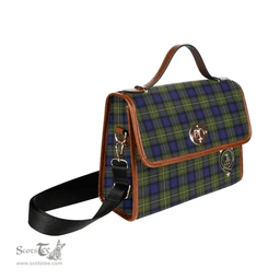 Scottish Canvas Bag MacLaren Clan Clan Tartan Waterproof Canvas Bag - Crest Classic Scottish Plaid Tartan Plaid