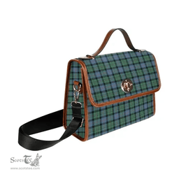 Scottish Canvas Bag Malcolm Ancient Clan Tartan Waterproof Canvas Bag - Classic Scottish Plaid Tartan Plaid