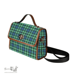 Scottish Canvas Bag Graham of Montrose Ancient Clan Tartan Waterproof Canvas Bag - Classic Scottish Plaid Tartan Plaid