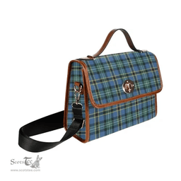Scottish Canvas Bag Weir Ancient Clan Tartan Waterproof Canvas Bag - Classic Scottish Plaid Tartan Plaid
