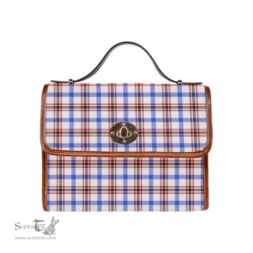 Scottish Canvas Bag Boswell Modern Clan Tartan Waterproof Canvas Bag - Classic Scottish Plaid Tartan Plaid