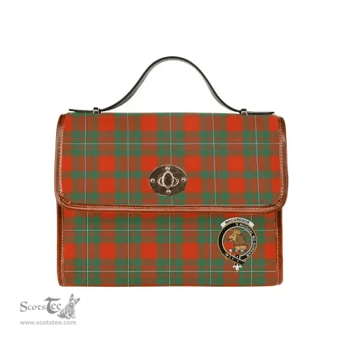 Scottish Canvas Bag MacGregor Clan Clan Tartan Waterproof Canvas Bag - Crest Classic Scottish Plaid Tartan Plaid