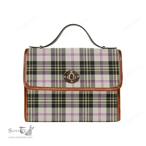 Scottish Canvas Bag MacPherson Dress Ancient Clan Tartan Waterproof Canvas Bag - Classic Scottish Plaid Tartan Plaid
