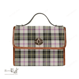 Scottish Canvas Bag MacPherson Dress Ancient Clan Tartan Waterproof Canvas Bag - Classic Scottish Plaid Tartan Plaid