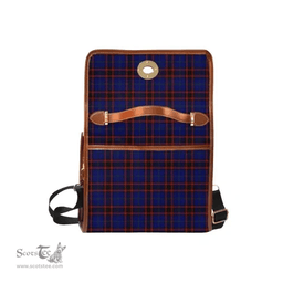 Scottish Canvas Bag Home (or Hume) Clan Clan Tartan Waterproof Canvas Bag - Crest Classic Scottish Plaid Tartan Plaid