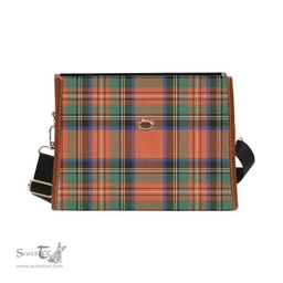 Scottish Canvas Bag Stewart Royal Ancient Clan Tartan Waterproof Canvas Bag - Classic Scottish Plaid Tartan Plaid