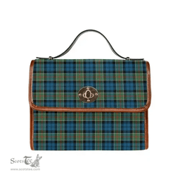 Scottish Canvas Bag Colquhoun Ancient Clan Tartan Waterproof Canvas Bag - Classic Scottish Plaid Tartan Plaid
