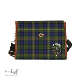 Scottish Canvas Bag MacLaren Clan Clan Tartan Waterproof Canvas Bag - Crest Classic Scottish Plaid Tartan Plaid