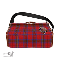 Scottish Canvas Bag Leslie Clan Clan Tartan Waterproof Canvas Bag - Crest Classic Scottish Plaid Tartan Plaid