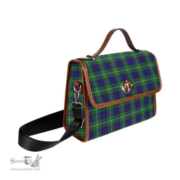 Scottish Canvas Bag Alexander Clan Tartan Waterproof Canvas Bag - Classic Scottish Plaid Tartan Plaid