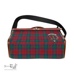 Scottish Canvas Bag Auchinleck Clan Clan Tartan Waterproof Canvas Bag - Crest Classic Scottish Plaid Tartan Plaid