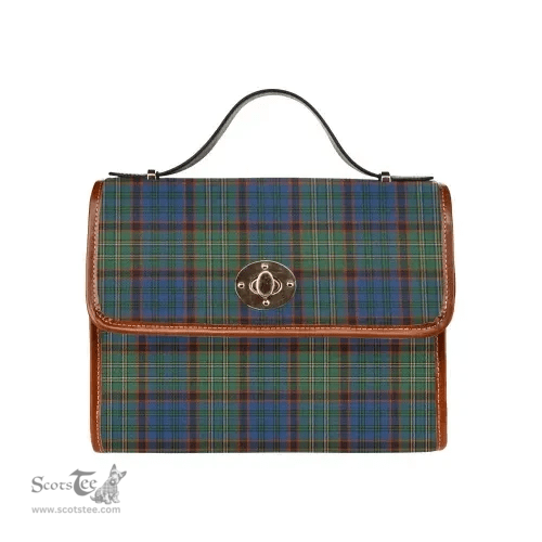 Scottish Canvas Bag Nicolson Hunting Ancient Clan Tartan Waterproof Canvas Bag - Classic Scottish Plaid Tartan Plaid