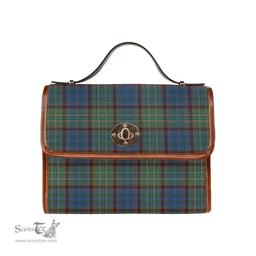 Scottish Canvas Bag Nicolson Hunting Ancient Clan Tartan Waterproof Canvas Bag - Classic Scottish Plaid Tartan Plaid