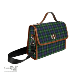 Scottish Canvas Bag MacKenzie Modern Clan Tartan Waterproof Canvas Bag - Classic Scottish Plaid Tartan Plaid