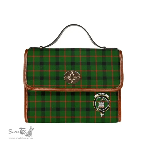 Scottish Canvas Bag Kincaid Clan Clan Tartan Waterproof Canvas Bag - Crest Classic Scottish Plaid Tartan Plaid