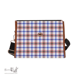 Scottish Canvas Bag Boswell Modern Clan Tartan Waterproof Canvas Bag - Classic Scottish Plaid Tartan Plaid