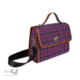 Scottish Canvas Bag Montgomery Modern Clan Tartan Waterproof Canvas Bag - Classic Scottish Plaid Tartan Plaid