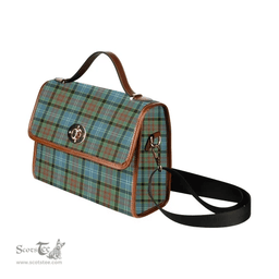 Scottish Canvas Bag Paisley District Clan Tartan Waterproof Canvas Bag - Classic Scottish Plaid Tartan Plaid
