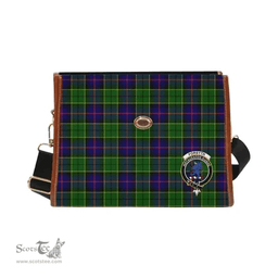 Scottish Canvas Bag Forsyth Clan Clan Tartan Waterproof Canvas Bag - Crest Classic Scottish Plaid Tartan Plaid