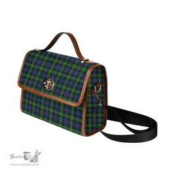 Scottish Canvas Bag MacKenzie Modern Clan Tartan Waterproof Canvas Bag - Classic Scottish Plaid Tartan Plaid
