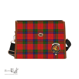 Scottish Canvas Bag Nicolson Clan Clan Tartan Waterproof Canvas Bag - Crest Classic Scottish Plaid Tartan Plaid