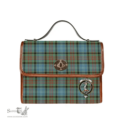 Scottish Canvas Bag Paisley Clan Clan Tartan Waterproof Canvas Bag - Crest Classic Scottish Plaid Tartan Plaid