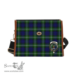 Scottish Canvas Bag Forbes Clan Clan Tartan Waterproof Canvas Bag - Crest Classic Scottish Plaid Tartan Plaid