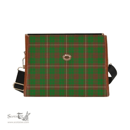 Scottish Canvas Bag MacKinnon Hunting Modern Clan Tartan Waterproof Canvas Bag - Classic Scottish Plaid Tartan Plaid