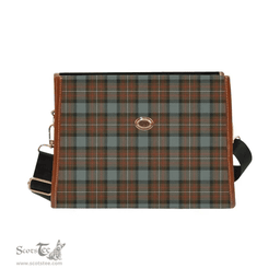 Scottish Canvas Bag Fergusson Weathered Clan Tartan Waterproof Canvas Bag - Classic Scottish Plaid Tartan Plaid