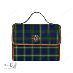 Scottish Canvas Bag Forbes Modern Clan Tartan Waterproof Canvas Bag - Classic Scottish Plaid Tartan Plaid