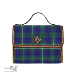 Scottish Canvas Bag Hamilton Hunting Modern Clan Tartan Waterproof Canvas Bag - Classic Scottish Plaid Tartan Plaid