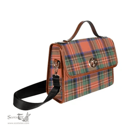 Scottish Canvas Bag Stewart Royal Ancient Clan Tartan Waterproof Canvas Bag - Classic Scottish Plaid Tartan Plaid