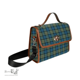 Scottish Canvas Bag Colquhoun Ancient Clan Tartan Waterproof Canvas Bag - Classic Scottish Plaid Tartan Plaid