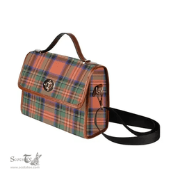 Scottish Canvas Bag Stewart Royal Ancient Clan Tartan Waterproof Canvas Bag - Classic Scottish Plaid Tartan Plaid
