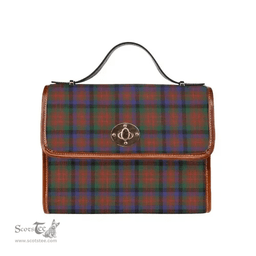 Scottish Canvas Bag MacDuff Hunting Modern Clan Tartan Waterproof Canvas Bag - Classic Scottish Plaid Tartan Plaid
