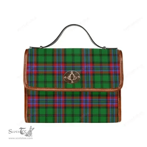 Scottish Canvas Bag McGeachie Clan Tartan Waterproof Canvas Bag - Classic Scottish Plaid Tartan Plaid