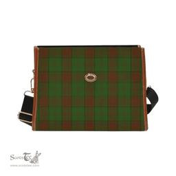 Scottish Canvas Bag Maxwell Hunting Clan Tartan Waterproof Canvas Bag - Classic Scottish Plaid Tartan Plaid