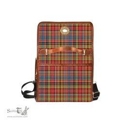 Scottish Canvas Bag Drummond of Strathallan Clan Tartan Waterproof Canvas Bag - Classic Scottish Plaid Tartan Plaid